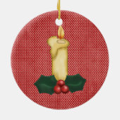 En Céramique Ornement d'arbre de Noël (Dos)