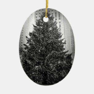 En Céramique Ornement d'arbre de Noël de Rockefeller