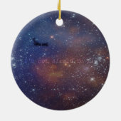 En Céramique Ornement d'avion de l'espace (Dos)