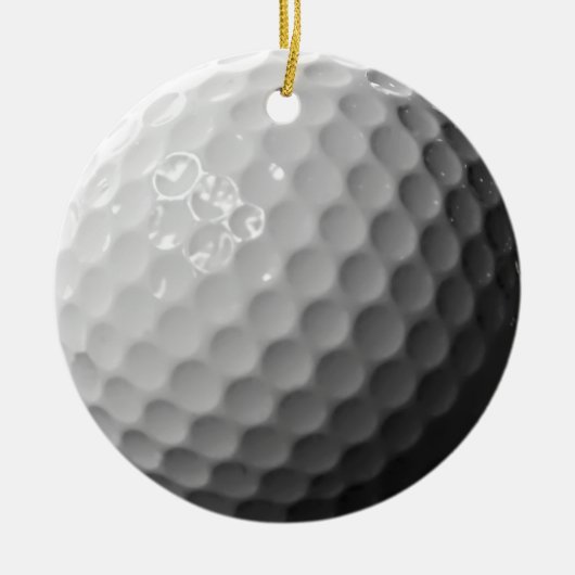 En Céramique ornement de balle de golf (Devant)