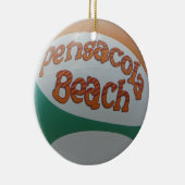 En Céramique Ornement de ballon de plage (Droite)