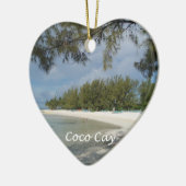 En Céramique Ornement de banc de sable de Cocos (Gauche)