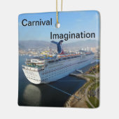 En Céramique Ornement de bateau de croisière d'imagination de (Gauche)