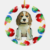 En Céramique Ornement de beagle (Dos)