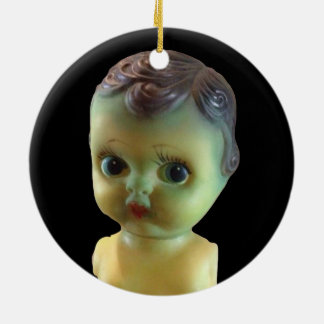 En Céramique Ornement de bébé déplaisant