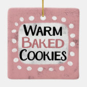 En Céramique Ornement de biscuits chauds (Dos)