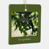 En Céramique Ornement de Blackbird à ailes rouges (Droite)