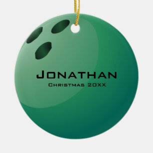En Céramique Ornement de boule de bol personnalisé