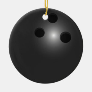 En Céramique Ornement de Bowling Ball