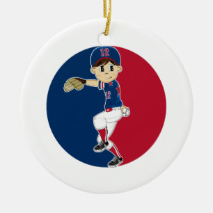 En Céramique Ornement de broc de base-ball
