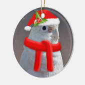 En Céramique Ornement de cacatoès de Noël (Gauche)