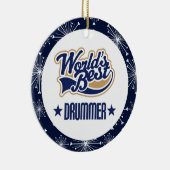 En Céramique Ornement de cadeau de batteur (Droite)