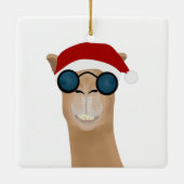 En Céramique Ornement de Camel Père Noël (Dos)