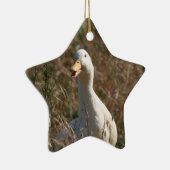 En Céramique Ornement de canard d'animal familier (Droite)