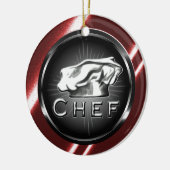 En Céramique Ornement de casquette de chef (Gauche)