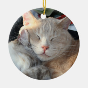 En Céramique Ornement de chat
