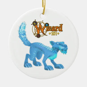 En Céramique Ornement de chat de glace