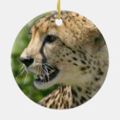 En Céramique Ornement de chat de guépard (Dos)