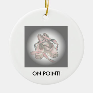 En Céramique Ornement de chaussures de ballet SUR le POINT !