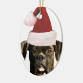 En Céramique Ornement de chien de boîte (Gauche)