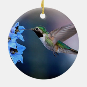 EN CÉRAMIQUE ORNEMENT DE COLIBRI