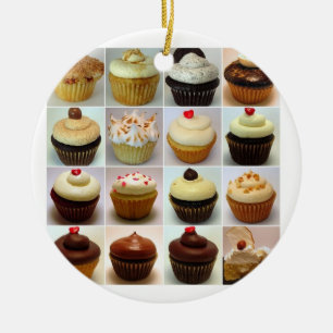 En Céramique Ornement de collage de petit gâteau