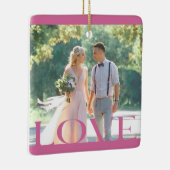 En Céramique Ornement de conception de cadre LOVE typographique (Droite)