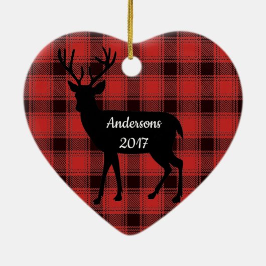 En Céramique Ornement de conception de cerfs de buffle (Dos)