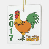 En Céramique Ornement de coq 2017 (Gauche)