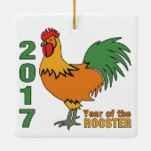 En Céramique Ornement de coq 2017 (Dos)