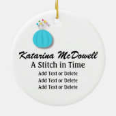 En Céramique Ornement de couture - SRF (Dos)