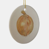 En Céramique Ornement de cuisine d'oignon (Droite)