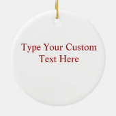 En Céramique Ornement de danse typographique (désorganisé) (Dos)