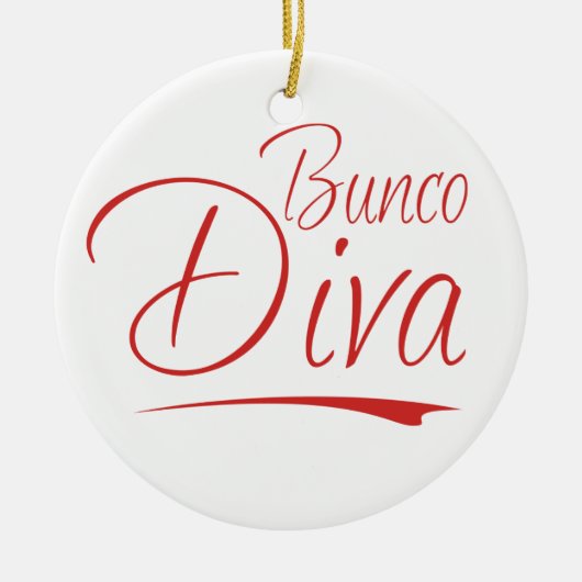 En Céramique Ornement de diva de Bunco (Devant)