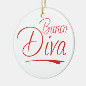 En Céramique Ornement de diva de Bunco (Gauche)
