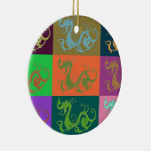 En Céramique Ornement de dragons (Droite)