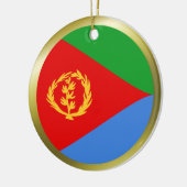 En Céramique Ornement de drapeau de l'Érythrée (Gauche)