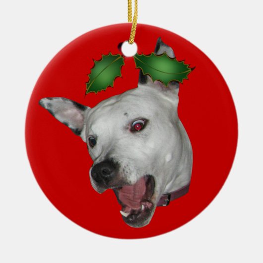 En Céramique Ornement de Facemauler de baiser (Devant)