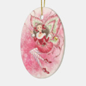 En Céramique Ornement de fée de Noël (Gauche)