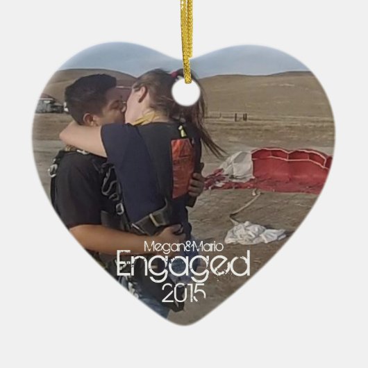 En Céramique Ornement de fiançailles (Devant)