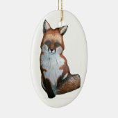 En Céramique Ornement de Fox (Droite)