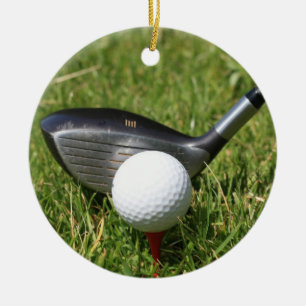 En Céramique Ornement de golf