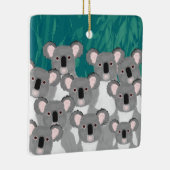 En Céramique Ornement de Koalas (Droite)