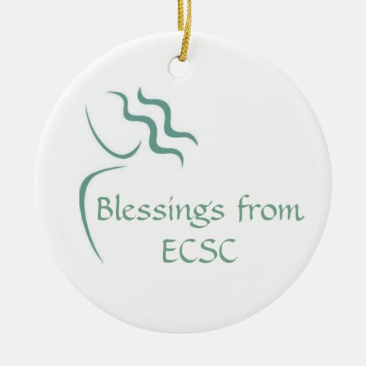 En Céramique Ornement de la CECA (Devant)