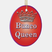 En Céramique Ornement de la Reine de Bunco (Droite)