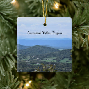 En Céramique Ornement de la Virginie de la vallée de Shenandoa