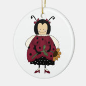 En Céramique Ornement de Ladybug (Gauche)