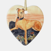 En Céramique Ornement de "lévrier" (Droite)