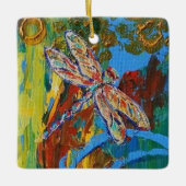 En Céramique Ornement de libellules (Devant)