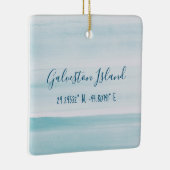 En Céramique Ornement de l'île de Galveston (Droite)